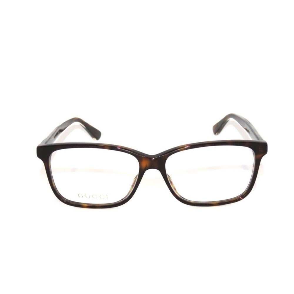 Gucci 0530O 0530 005 57 Havana Crystal Eyeglasses - Picture 2 of 5